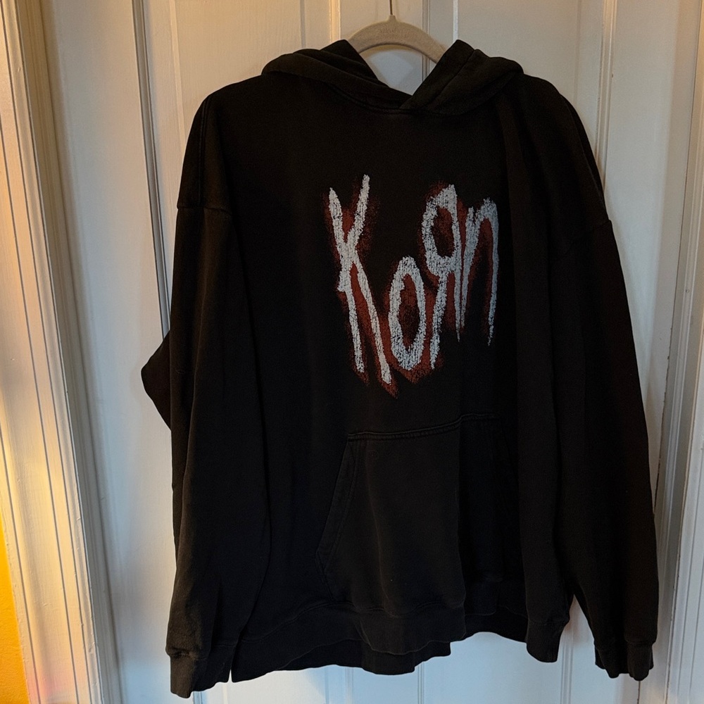 H&M Black Loose Fit Hoodie — 3XL